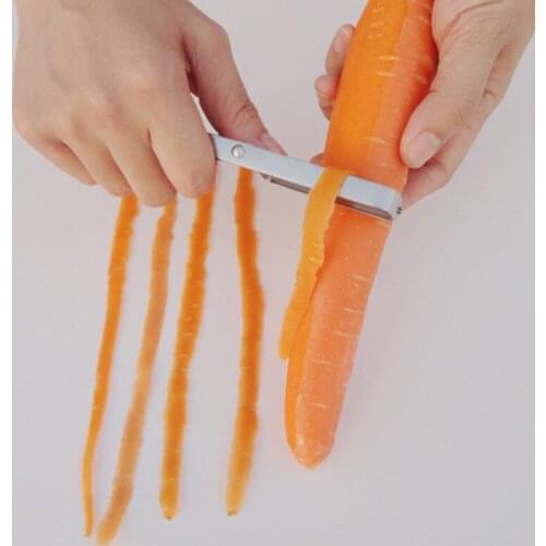 Kitchen gadget stainless steel fruit peeler scraper peeler melon planer manufacturer