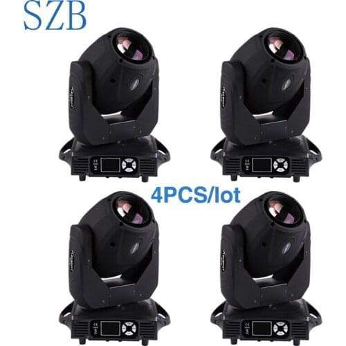 150W LED Lyre Spot Moving Head Light with 3-Facet Prism+8-Facet Prism Stage Lighting Equipment Party Light 4pcs/lot/SZB-MH150A