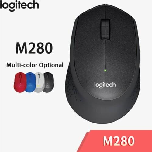 Logitech M280 Wireless Mouse Office Mouse with USB Nano Receiver 1000dpi 2.4GHz Optical Mouse for Windows 10/8/7 Mac OS
