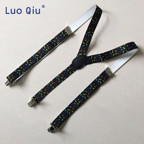 New Men Women Y-Shape Small Stars Pants Clips Braces Adjustable Elastic Y-Back Suspenders