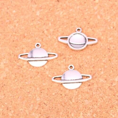 171Pcs saturn planet spark Charms Pendant For DIY Necklace Bracelet Jewelry Making DIY Handmade 20*13mm