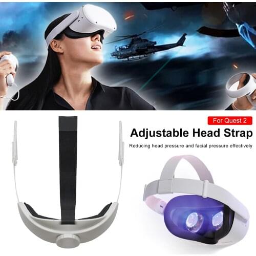 Adjustable For Oculus Quest 2 Head Strap VR Elite Strap Comfort Improve Supporting Forcesupport Reality Access Increase Virtual