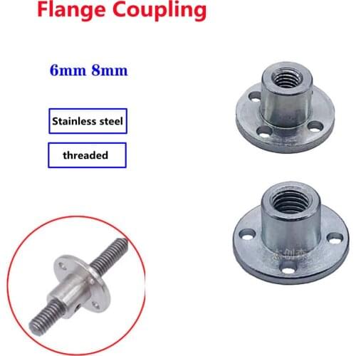 Threaded shaft reduction flange nut M3 M4 M6 screw