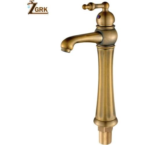 Basin Faucets Antique Torneira Banheiro Bathroom Basin Mixer Tap Brass Hot And Cold Faucet Vintage Taps