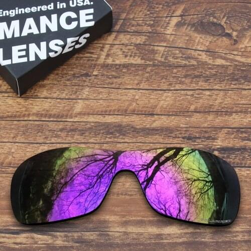 ToughAsNails Resist Seawater Corrosion Polarized Replacement Lenses for Oakley Antix Sunglasses Purple Mirrored (Lens Only)