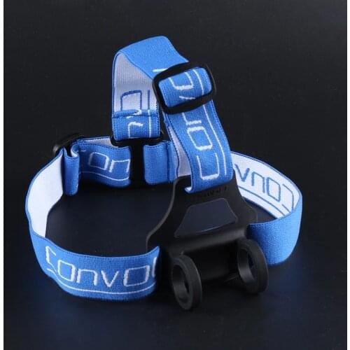 Flashlight Head Strap Convoy Head Belt 18650 Headband Mount Holder for H1 Torch Light Headlamp for Headlight Diameter 22-35mm