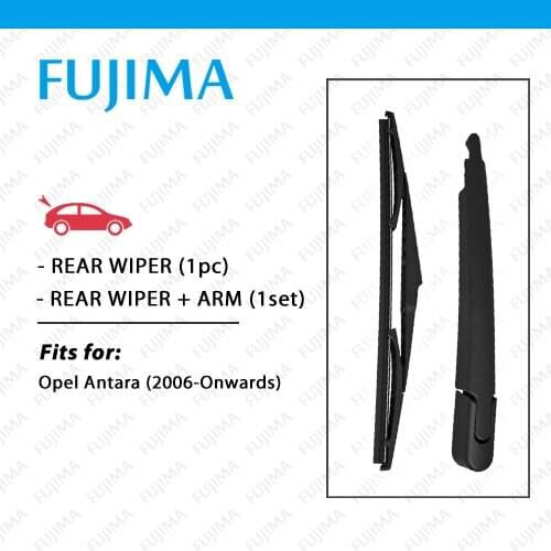 Rear Wiper Blade and Arm for OPEL Antara (2006-Onwards) Back Window Windscreen Rear Wiper Arm for Vauxhall Antara
