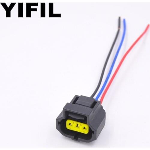 10pcs/lot Tyco Amp 3 Pin/Way Generator Alternator Connector Plug With Wire Pigtail For Ford Escap Focus Fiesta Mondeo 184032-1