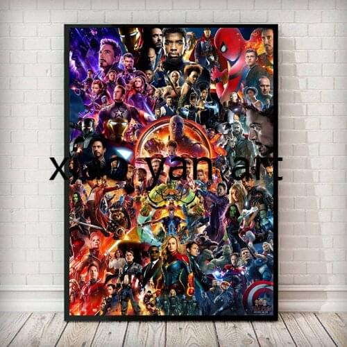 5D DIY Avengers Full Diamond Embroidery Diamond Painting Diamond Inlaid Diamond Mosaic Cross Stitch Kits Home Decoration