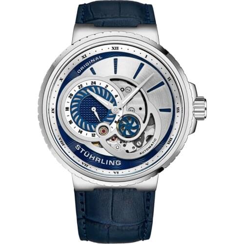 996.01 Stührling 45mm Automatic Mens Wristwatch