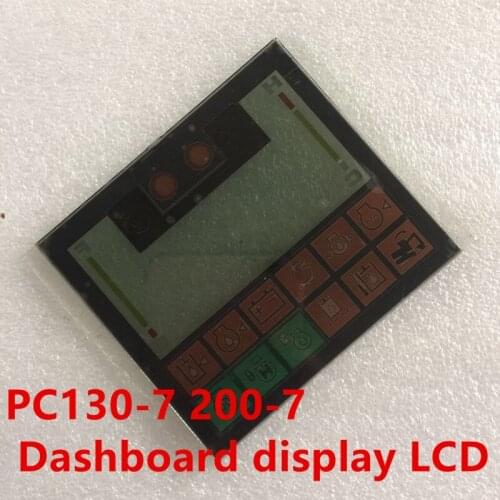 For PC130-7 200-7 Dashboard Display LCD LCD Glass Accessories High Quality Excavator Accessories Free Shipping