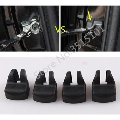 For Toyota Corolla Altis 2017 2018 2019 Car Anti Rust Water Proof Door Lock Key Keys Plastic Buckle Limit Device Trim 4pcs