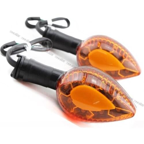 For YAMAHA WR250X WR250R YBR125 YBR250 FZ16 V-MAX 1700 Front or Rear Turn Signal LED Indicator Motorcycle Blinker Light