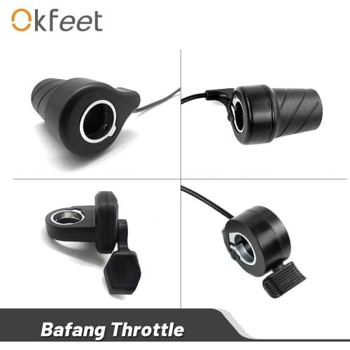 Electrical E Bicycle Bike Parts BAFANG Mid Drive Motor Half Twist Thumb Finger Accelerator Throttle for Right Left Hand