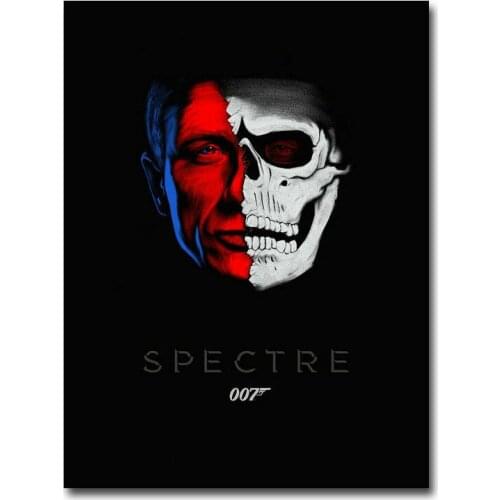 SPECTRE Movie Silk Fabric Wall Poster Art Decor Sticker Bright