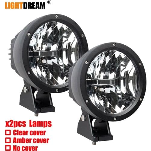 Hotsale 50W Led Work Light Round 7" Inch 4x4 Driving Lights 12V 24V Car Led Drive For 4WD SUV ATV x2pcs/lots