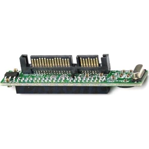 IDE 44pin 2.5\" HDD Drive Female to 7+15pin Male SATA Adapter Converter New Card