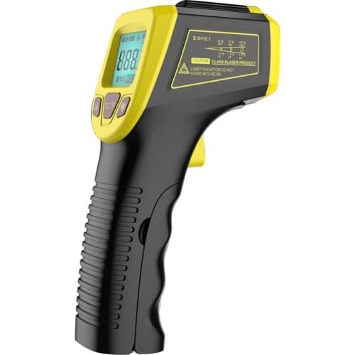 Infrared Thermometer Temperature Testers Guns Non-Touch Non-Contacting Digital IR Laser Thermometer -50~600℃ Standard Size