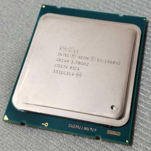 Intel Xeon E5-1660V2 E5 1660 V2 E5 1660V2 CPU E5-1660 V2 3.70GHz 6-Core 15MB LGA2011 130W suitable X79 motherboard