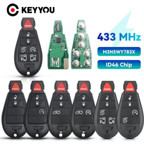 KEYYOU Remote Car Key M3N5WY783X IYZ-C01C For Dodge Grand Caravan Journey 2008 2009 2010 2011 2012 2013 2014 433Mhz ID46 Chip
