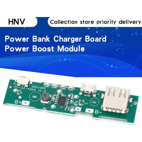 5V 1A Power Bank Charger Board Charging Circuit PCB Board Power Supply Step Up Boost Module Mobile Phone For 18650 Battery DIY
