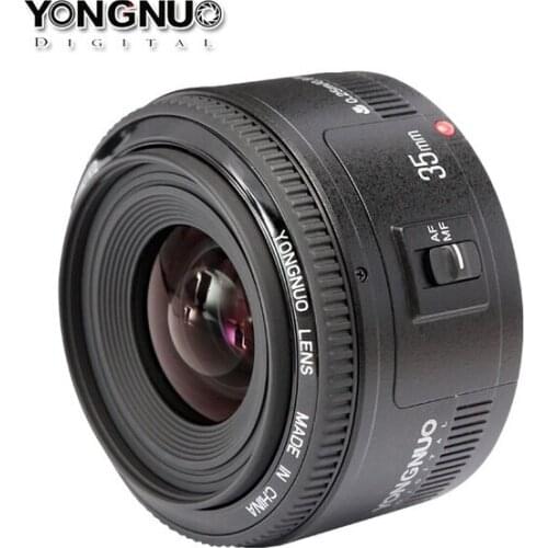 Yongnuo 35mm lens YN-35mm YN35mm F2 lens Wide-angle Large Aperture Fixed Auto Focus Lens For canon