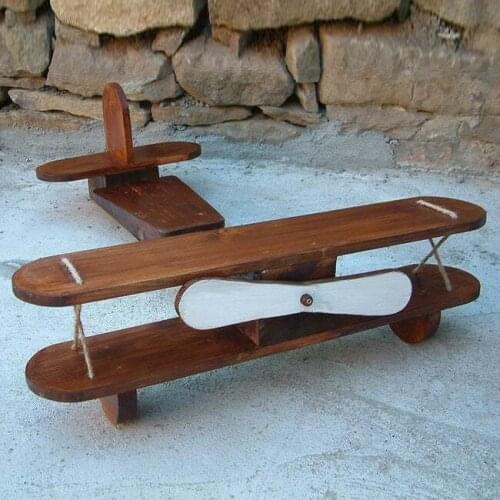 Baby Photography Props Posing Props Mini Wooden Plane Baby Shoot Accessories Retro Plane The Hundred Day Photo Creative Props