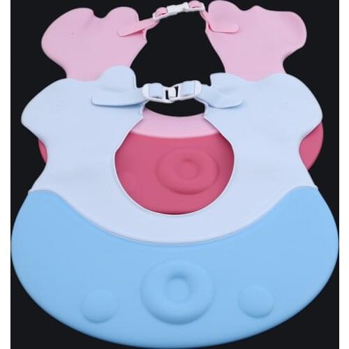 Baby Shower Caps Adjustable Shampoo Cap Kids Wash Hair Bath Visor Hats Shield Waterproof Hearing Protection Eye Children Hats