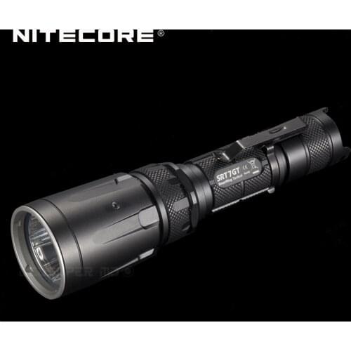 Changeable Light NITECORE SRT7GT CREE XP-L HI V3 LED High Output Tactical Flashlight with Multi-colored LEDs