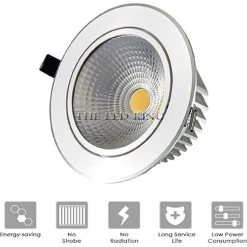 Led Downlight 3W 5W 7W 9W 12W 15W 18W 220V 110V LED Ceiling bathroom Lamps living room light Home Indoor Lighting free shipping