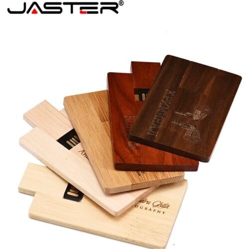 JASTER creative card style usb LOGO usb flash drive 4GB 8GB 16GB 32GB 64GB usb 2.0 gift pendrive print
