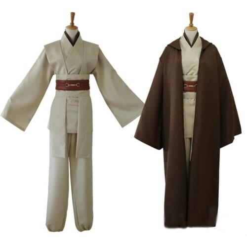 Hot Sale New Star Wars Anime Cosplay Costume for Women Men Halloween Fancy Jedi Knight Anakin Disguise May The Force Be with You