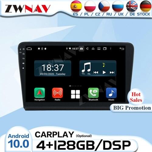 2 Din DSP Carplay Android 10.0 Radio Receiver For Volkswagen VW BORA 2013 Audio Stereo Video Player CAR GPS Navigation Head Unit