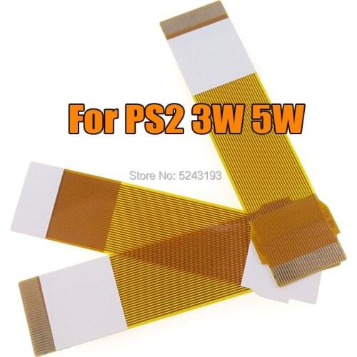 2pcs for PS2 3W 5W Laser Len Flex Cable Laser Len Ribbon Cable for PS2 30000 50000 Console Hot Sale Yellow Color Repair Console