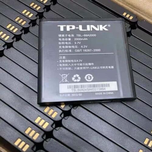 2000mAh TBL-68A2000 Battery For TP-LINK TL-MR11U TL-MR3040 wifi mifi 2000mAh 3.7V Battery Batterie Bateria