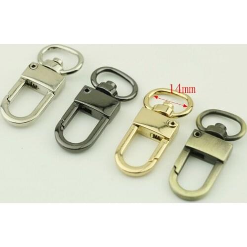 30 PCS / 50 PCS Bag Hardware Accessories Hook Buckle Inner Diameter 1.4 CM Denier Tailgate Spring Buckle