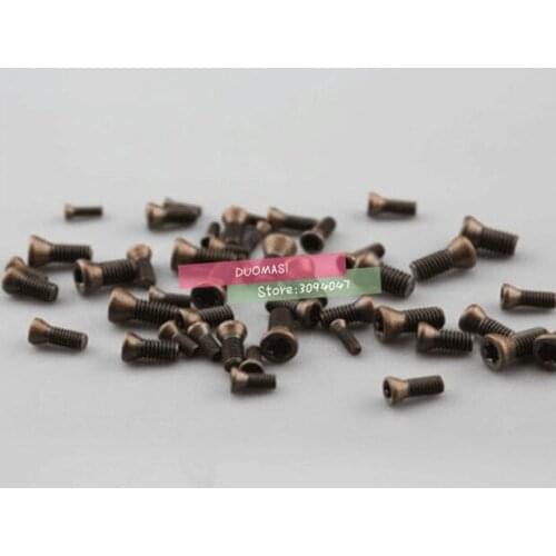 50PCS/lot M2*6 M2.5*6 M2.5*8 M3*8 M3*10 M3*12 M3.5*8 M3.5*10 M3.5*12 M4*10 M4*12 M5*10 CNC lathe tool spare screws Torx screws