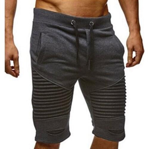 2021 Summer Short Pants for Men Casual Stripe Mid Waist Loose Cargo Streetwear Male Harajuku Fashion Trousers