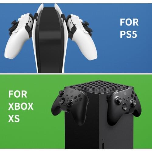 Game Controller Stand Holder For PS5 Controller Wall Mount Headphone Holder Universal Foldable Design Gamepad Holder