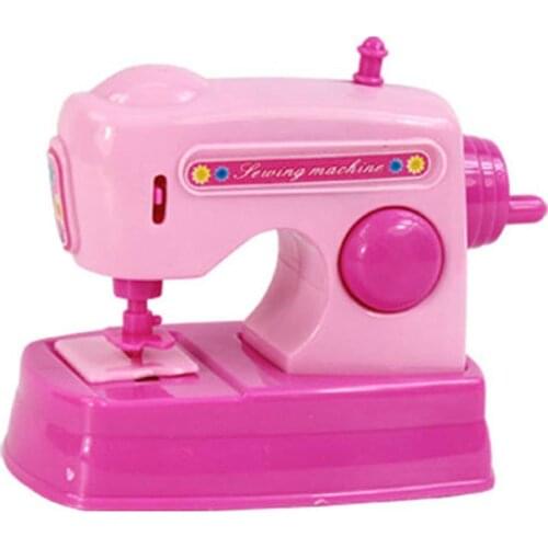 Children\s Kids Toy Simulation Mini Sewing Machine Fun Little Toys Desk Decor