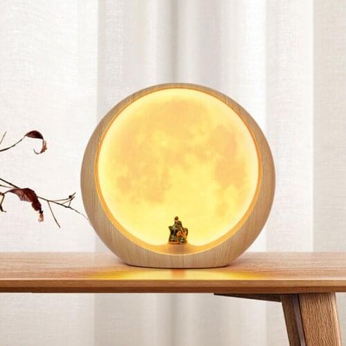 Home Decor Moon Led Night Light Moonlight Desk Lamp Usb Rechargeable For Home Decoration Moon Lamp Room Decoration