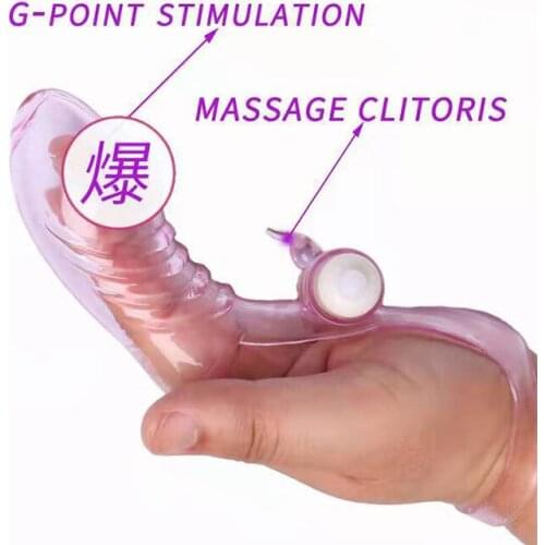 G-spot Vibration Finger Vibrator Clitoris Stimulation Flirt Female Masturbator Orgasm Massage Sex Toy Vibration Adult Products