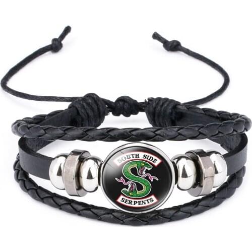 Riverdale Classic Multi-layer Braided Bracelet RIVERDALE Cosplay DIY Bracelet Accessories Adjustable Woven Leather Bracelet