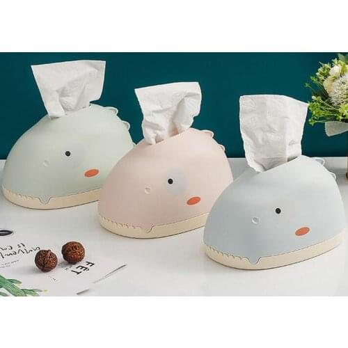 Dinosaur Plastic Tissue Box Wet Tissue Holder Baby Wipes Paper Storage Box Paper Towel Organizer Napkin Dispenser Kitchen Supply
