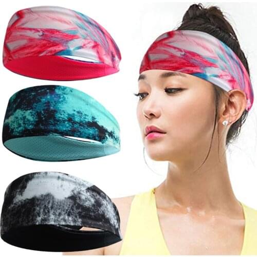 Absorbent Cycling Yoga Sport Sweat Headband Men Sweatband For Men and Women Yoga Hair Bands Head Sweat Bands Sports Safety