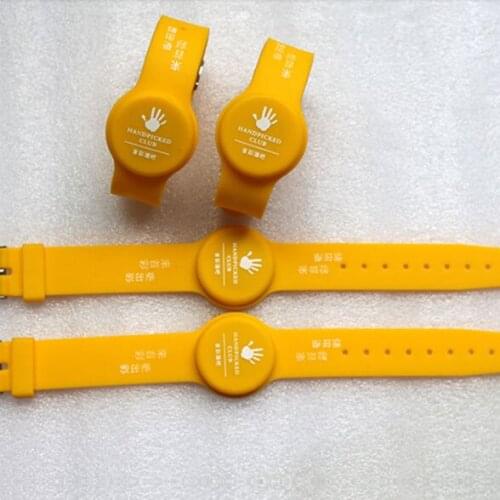 RF silicone wristband RFID watch card IC card locker electronic hand cards electronic lock hand tags