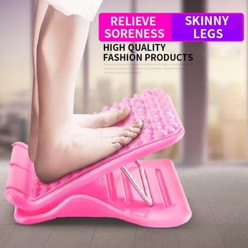 Calf Ankle stretch board slant board folding stool foot muscle massage stretcher yoga fitness sports massage pedal household hot