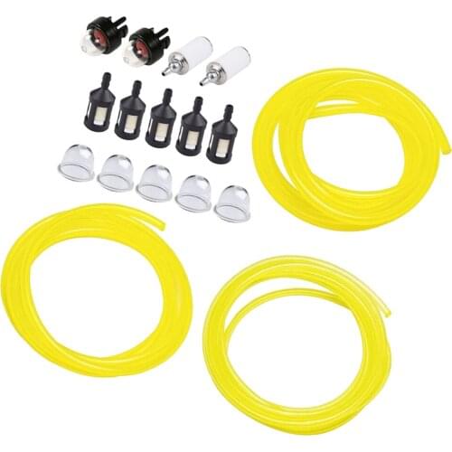 Fuel Line Hose W/ Snap In Primer Bulb, Primer Pouland Bulb, Fuel Filter Kit