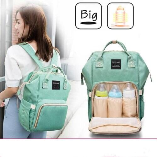 Diaper Backpack Large Capacity Baby Bag Multi-Function Travel Backpack Nappy Bags Nursing Bag Fashion Mummy Roomy Waterproof