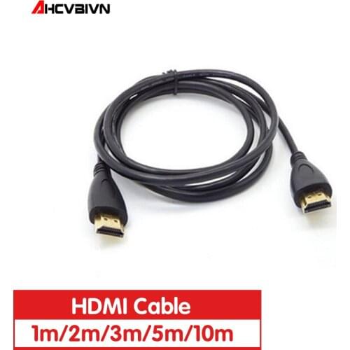 High speed Gold Plated Plug Male-Male Video HDMI Cable Nylon net 1M HDMI Cable, Free Shipping